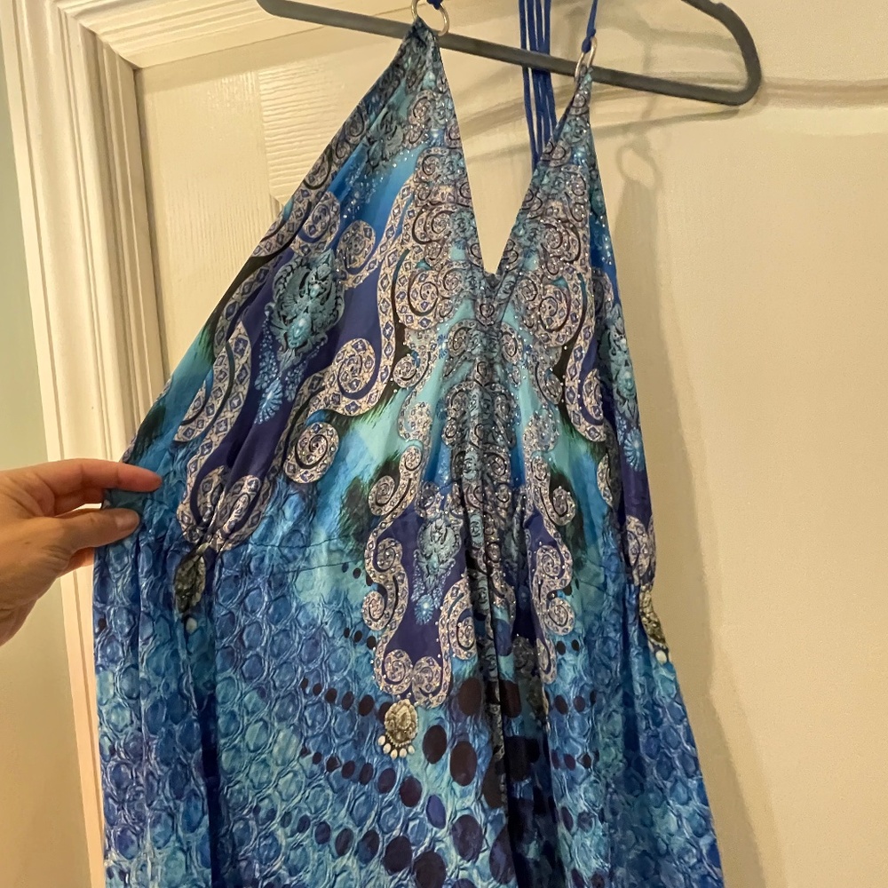 NWOT Beachy halter dress from Santorini Greece